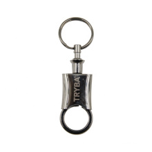 Promotion Custom Metal Keychain Single Sided Printing Key Ring